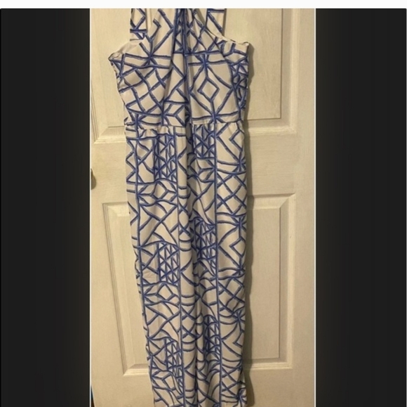 Vineyard Vines Jumpsuit Blue/White NWT Size 6 - Picture 3 of 8
